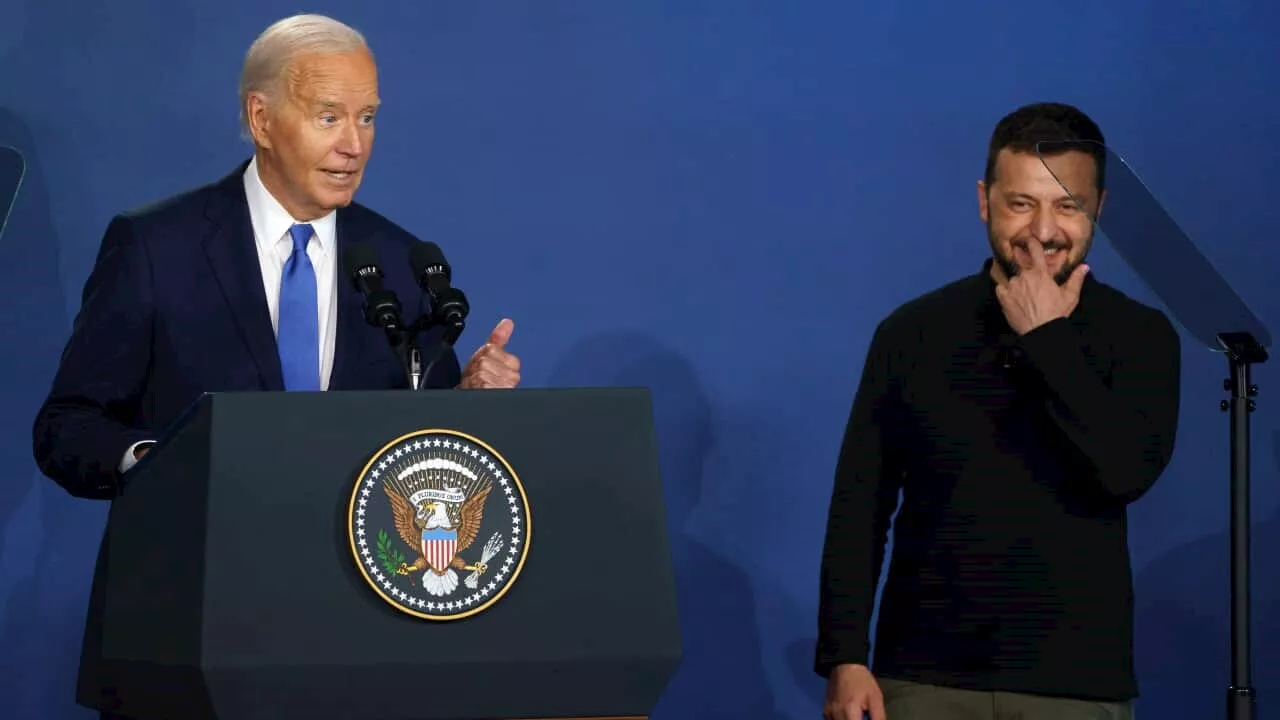 Joe Biden mistakenly calls Ukraine leader 'President Putin' ahead of 'big boy' press speech