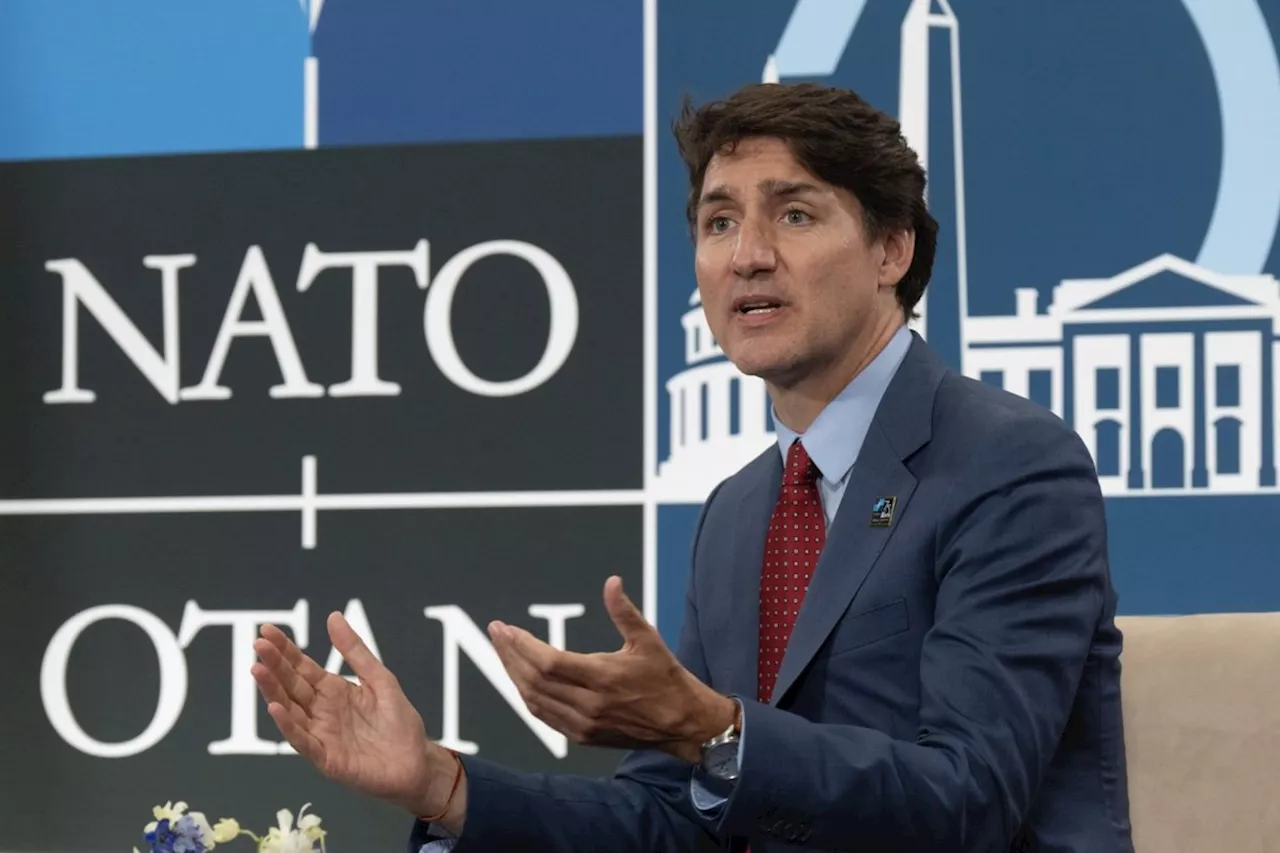 Trudeau says Canada expects to hit NATO defence spending target in 2032