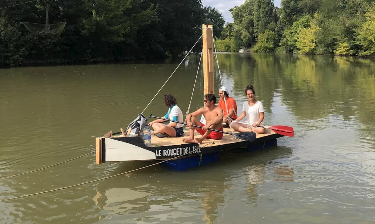 Dordogne : ils vont descendre l’Isle en radeau en huit jours