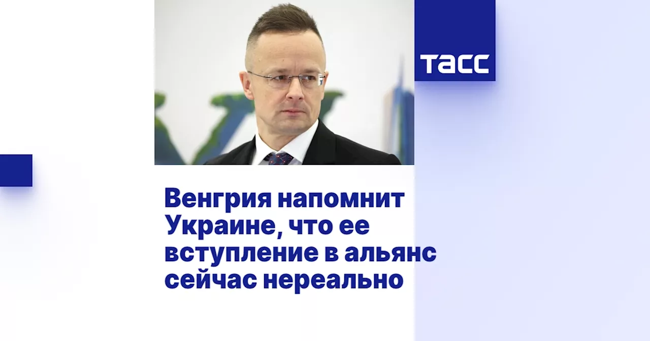 Венгрия напомнит Украине, что ее вступление в альянс сейчас нереально