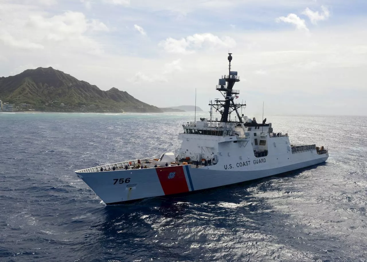 US Coast Guard patrol spots Chinese naval ships off Alaska island