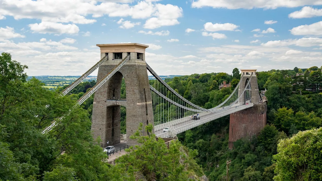 ‘Human body parts’ found inside two suitcases dumped on Clifton Suspension Bridge as cops hunt ‘suspicious...