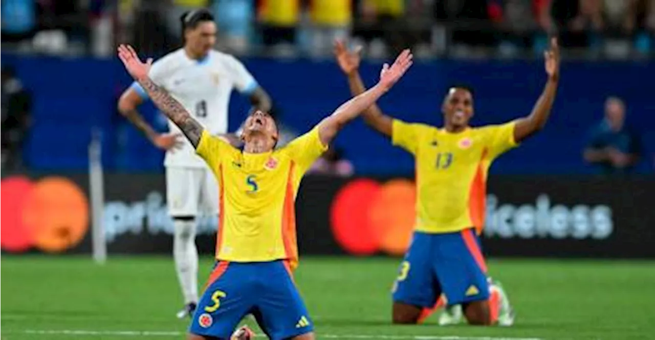 Ten-man Colombia edge Uruguay 1-0 to book Copa America final against Argentina