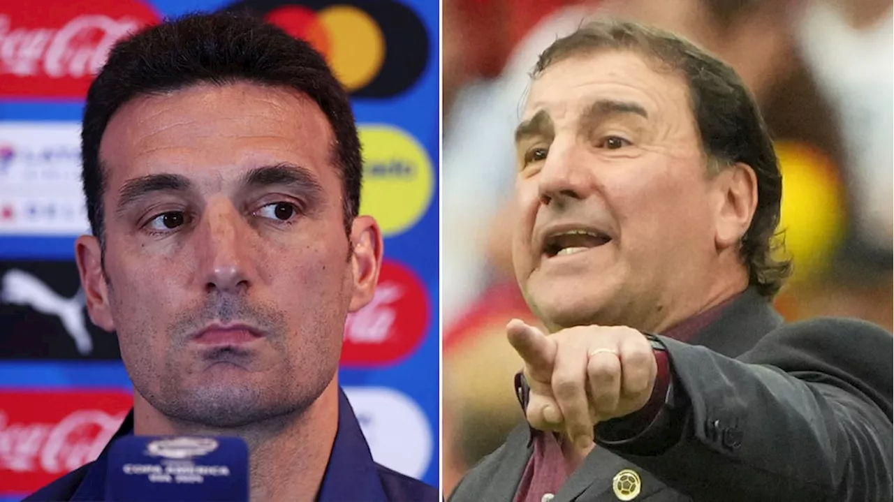 La increíble coincidencia entre el entrenador de Colombia y Lionel Scaloni en la Selección argentina