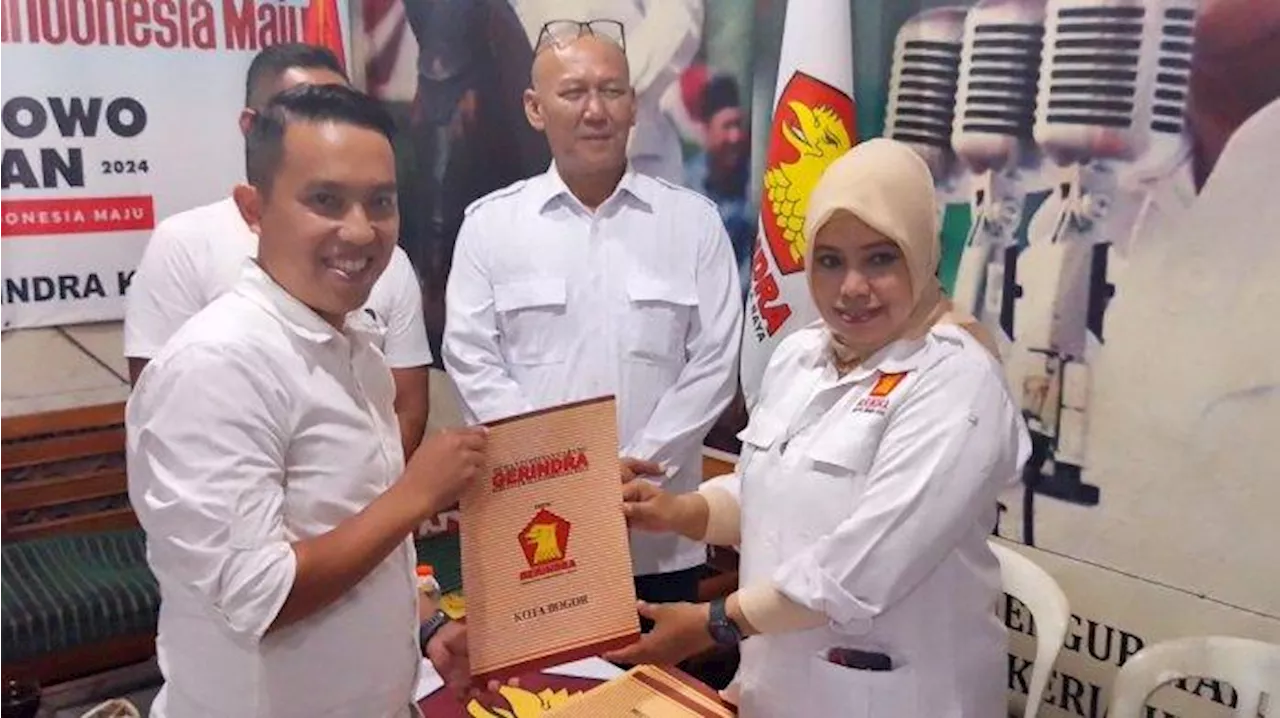 Ambil Formulir Pendaftaran ke DPC Gerindra, Sendi Fardiansyah Maju di Pilkada Kota Bogor