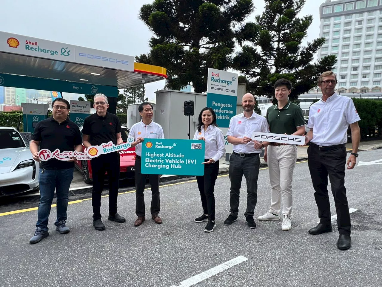 Shell Recharge lancar hab pengecas EV di Genting Highlands