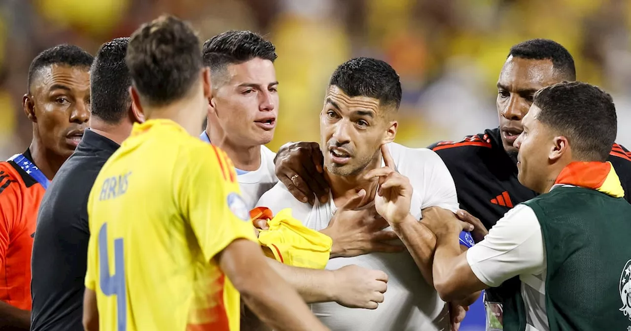 Luis Suárez explicó porqué explotó con Miguel Ángel Borja tras la eliminación de Uruguay ante Colombia