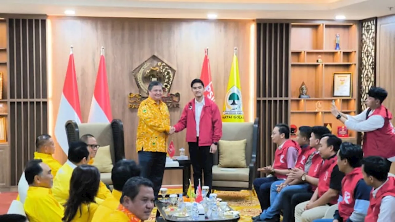 Usai PKS, Kaesang Pangarep Sambangi Airlangga Hartarto di Markas Golkar, Bahas Pilkada?