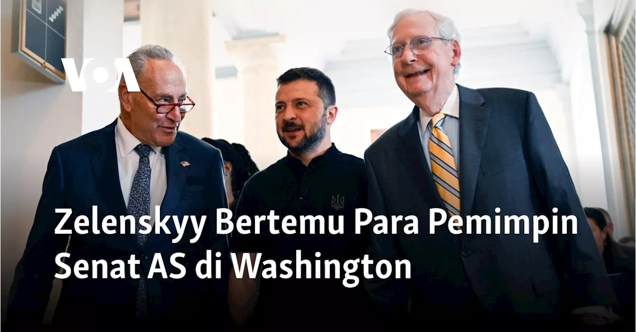 Zelenskyy Bertemu Para Pemimpin Senat AS di Washington