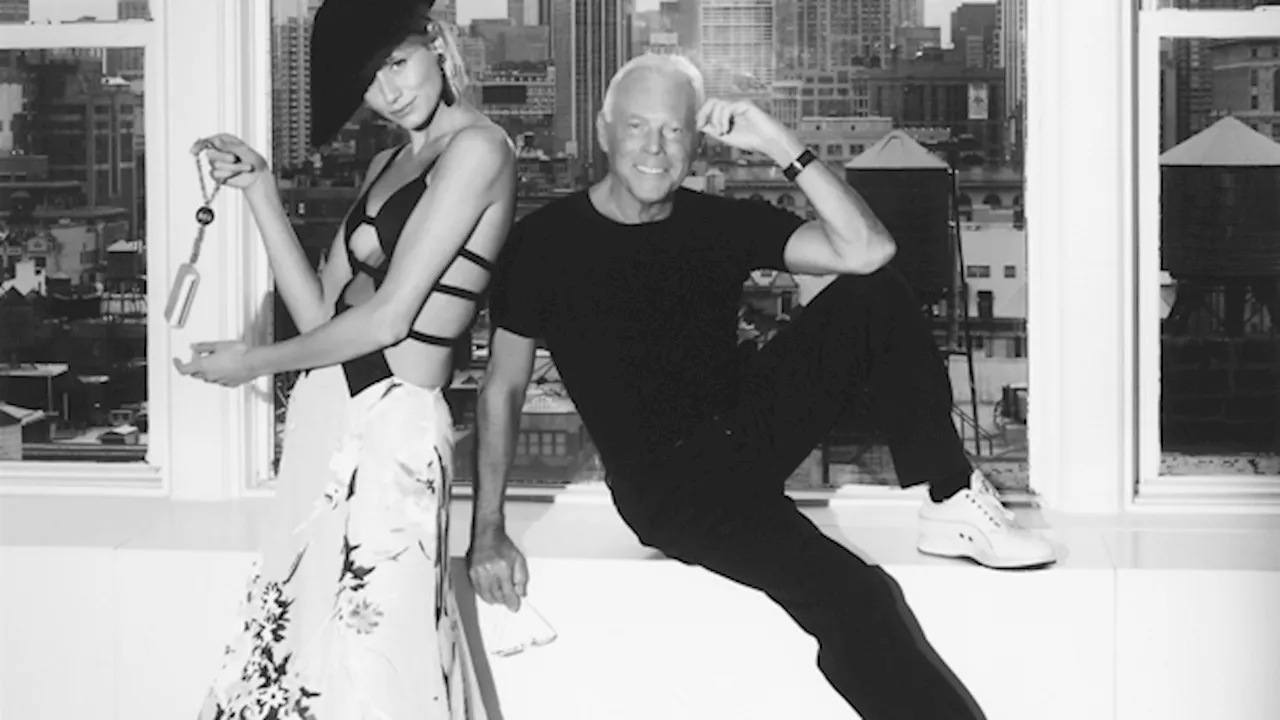 Giorgio Armani la sfilata a New York per le collezione per Primavera Estate 2025