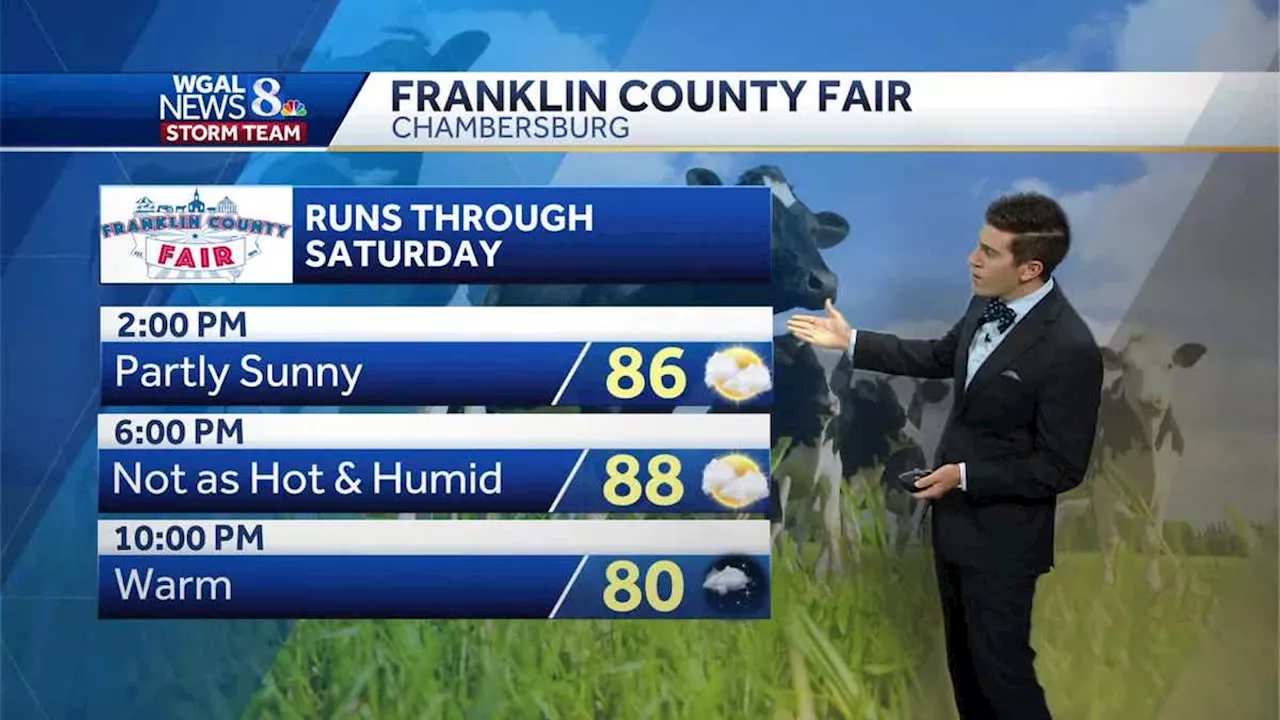 Cooler and less humid Thursday on tap