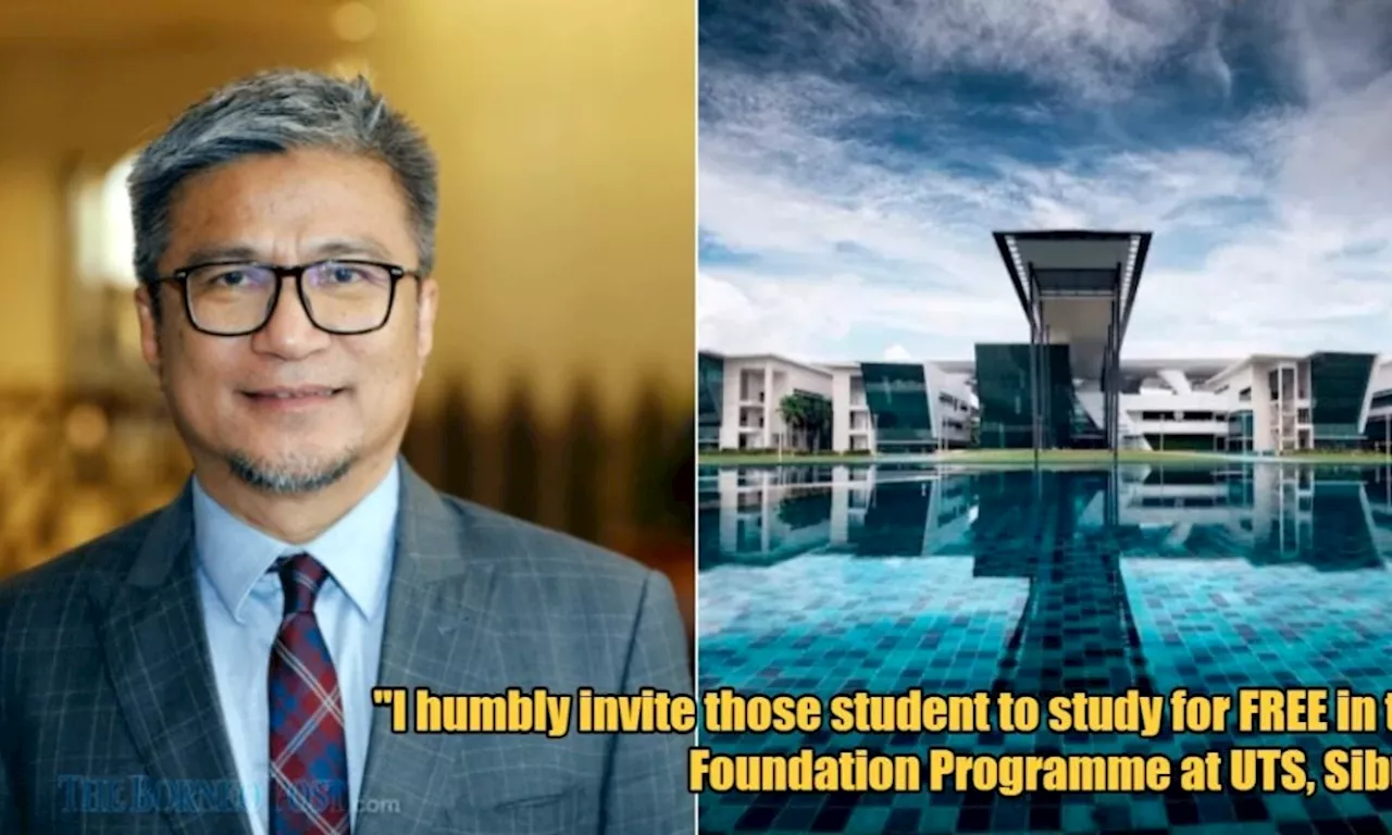 Sarawak Deputy Minister Invites SPM Top Scorers to Study in the UTS Foundation Programme for FREE