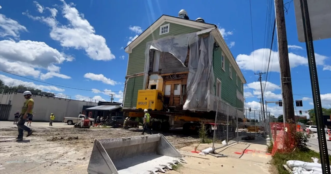 Westfield moves historic building, clears way for downtown revitalization