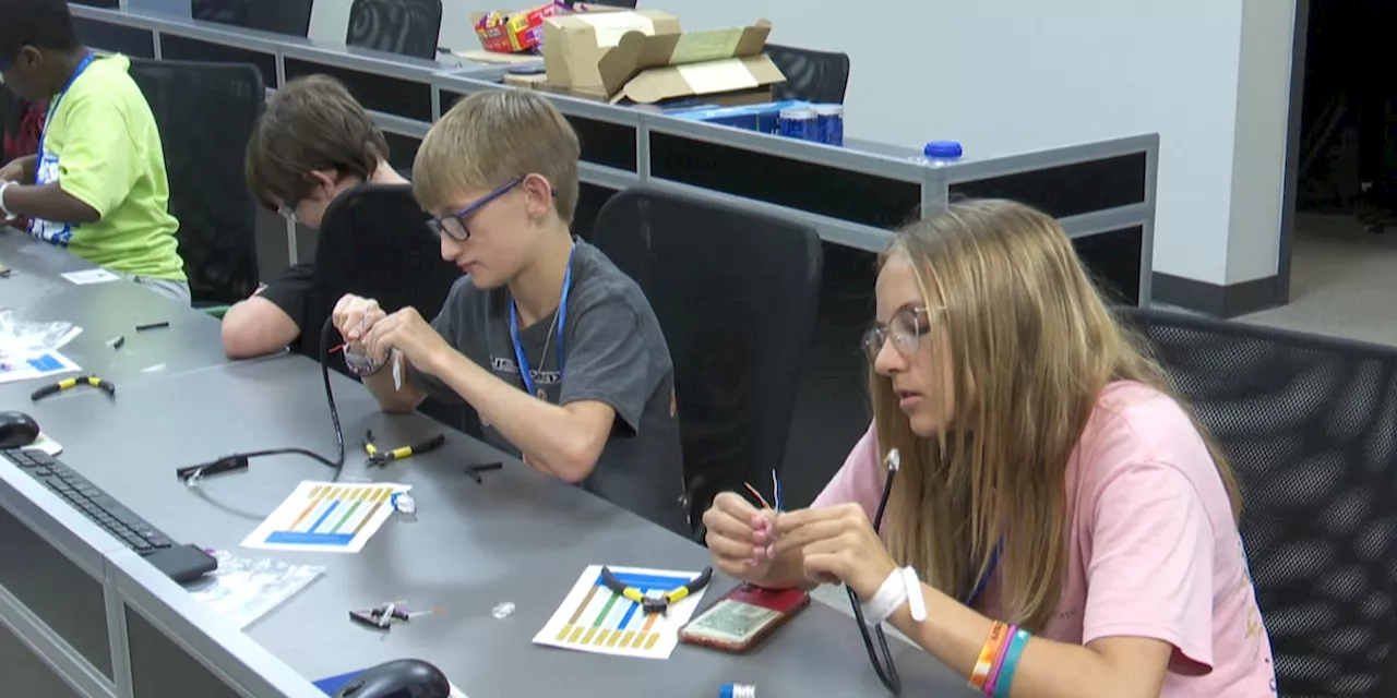 Summer camp gives students hands on experience with different career options