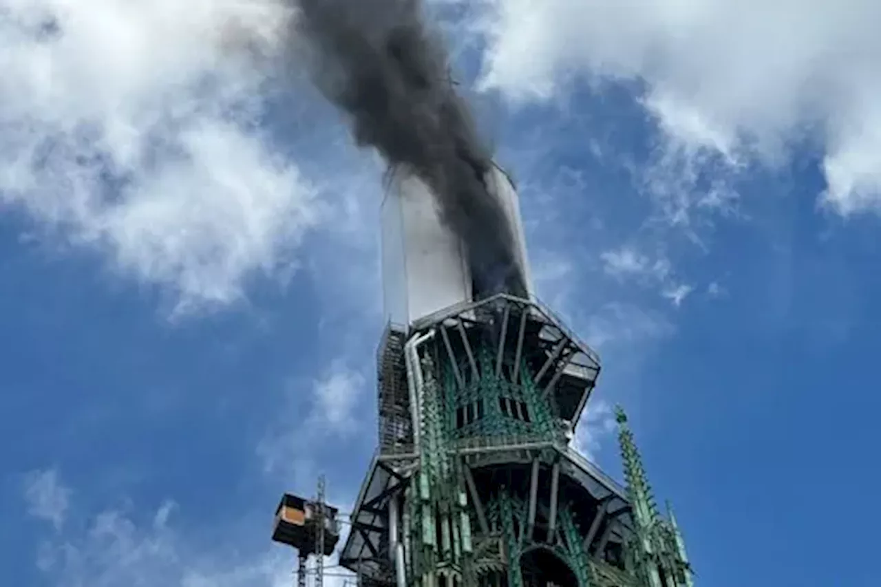 Se declara un incendio en la catedral de Rouen durante unos trabajos de restauración