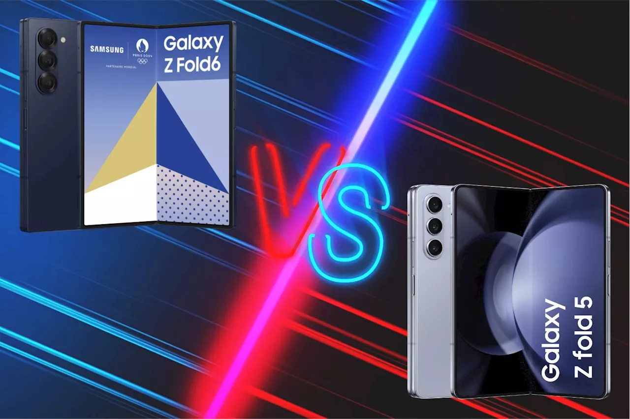 Samsung Galaxy Z Fold 6 vs Z Fold 5 : on cherche les différences à la loupe