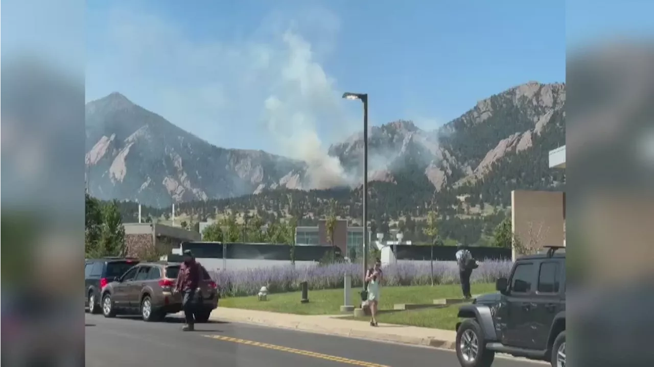 Crews respond to Dinosaur Fire in Boulder County