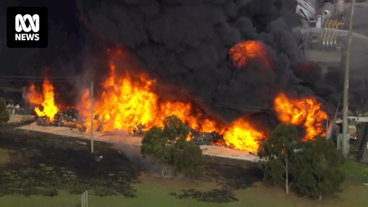 Derrimut chemical explosion cause still under investigation as firefighters seek treatment at hospital