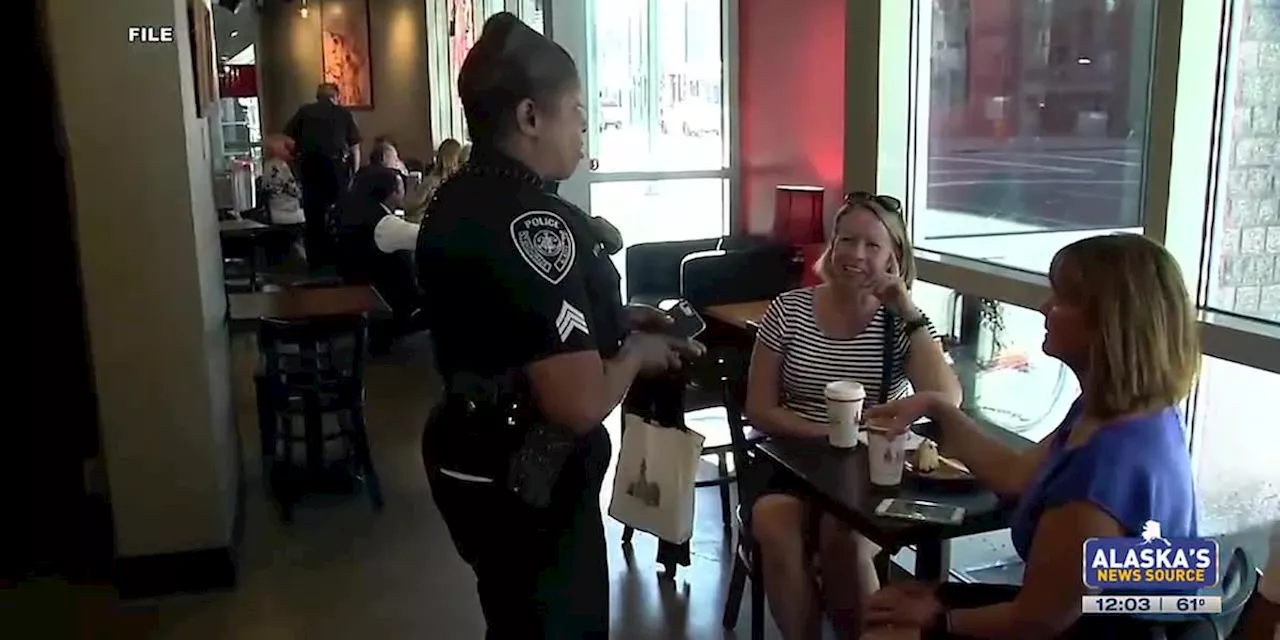 Anchorage Police connect with community during ‘Coffee with a Cop’ event