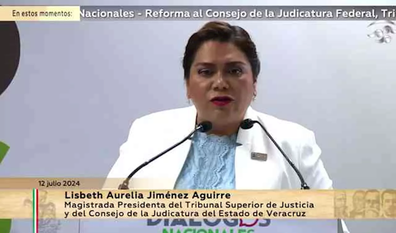 Poder Judicial de Veracruz debe reconocer sus errores: Magistrada Presidenta