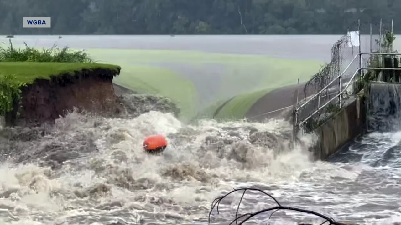 Wisconsin governor declares state of emergency for 4 counties, including 1 where flooding hit dam