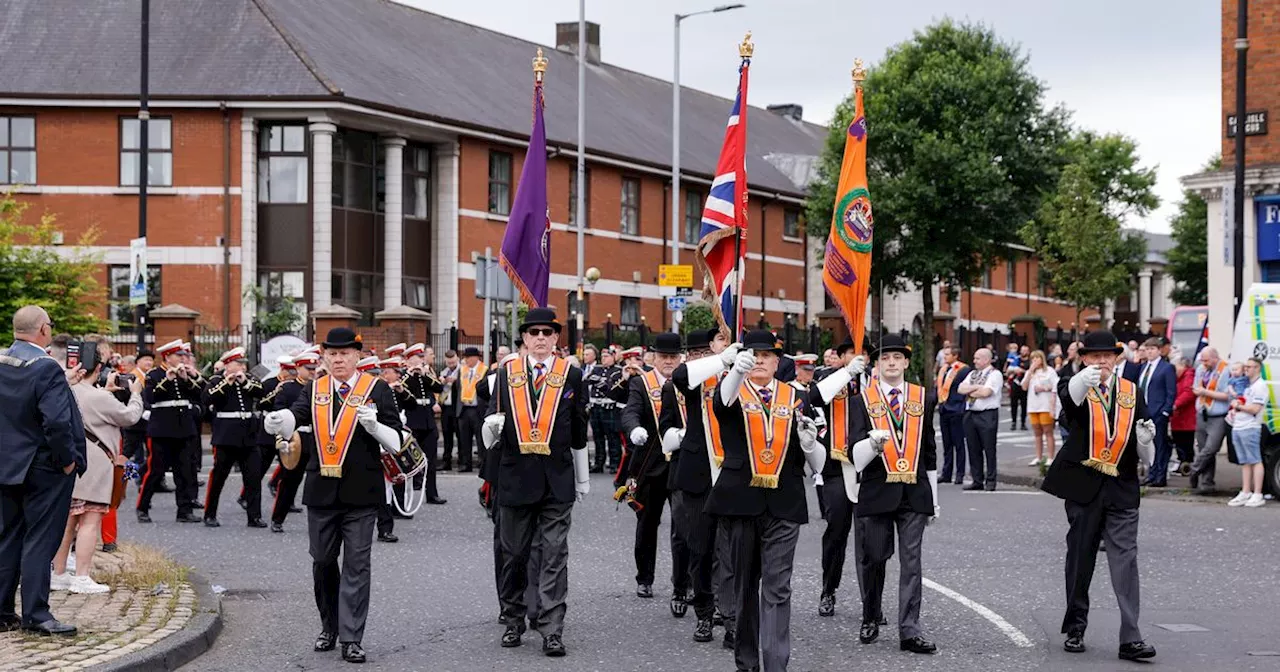 In pictures: Thousands gather in Belfast for annual Twelfth celebrations