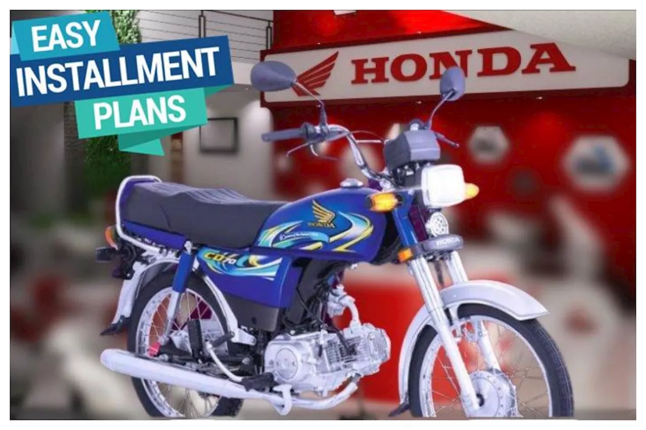 Honda CD 70 Easy Instalment Plan in Pakistan