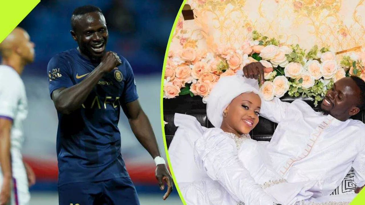 Sadio Mane: Senegal Star Excited, Celebrates Teenage Wife As She Graduates