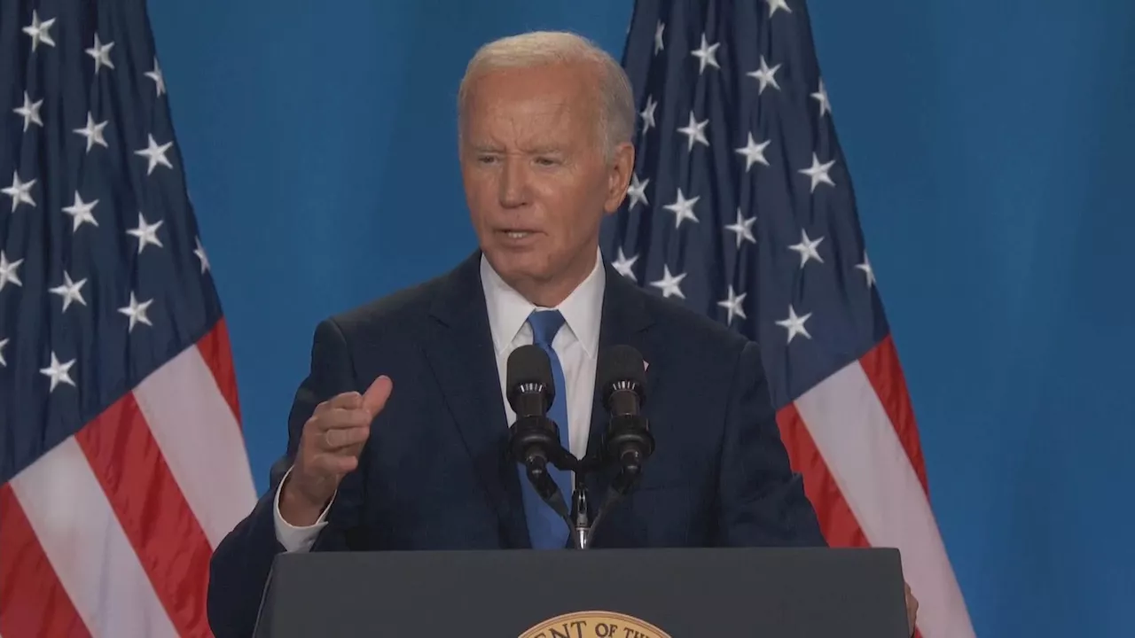 Joe Biden confunde vice-presidente Kamala Harris com Donald Trump em coletiva