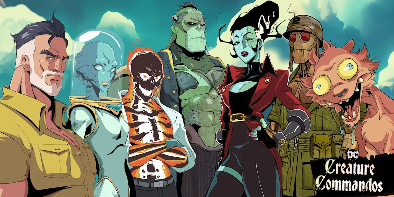 A Chaotic Gang of Heroes Gets Together in New 'Creature Commandos' Image