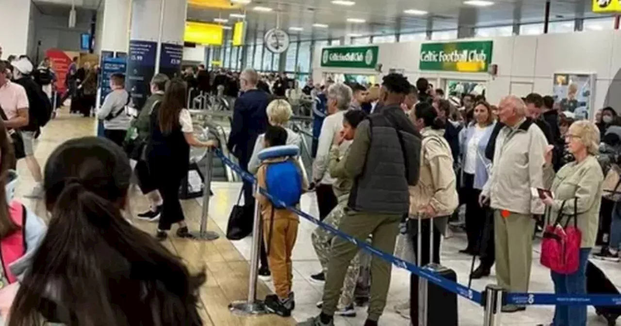 Scots holidaymakers in huge queues to check in slam 'shambles' airport