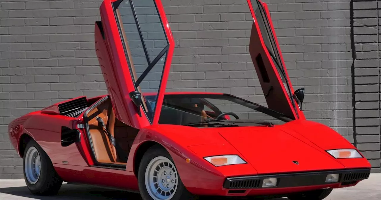 Sir Rod Stewart's treasured Lamborghini Countach is up for grabs