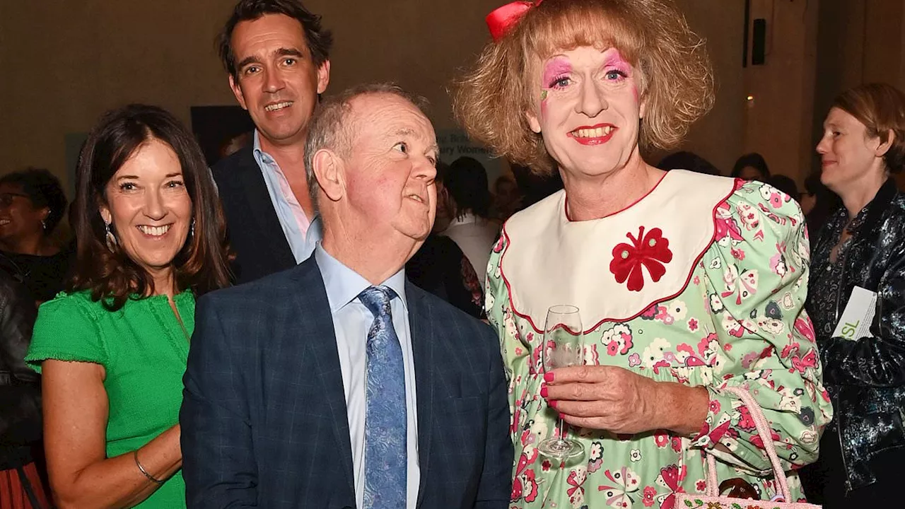 Grayson Perry and Ian Hislop hobnob at Royal Society of Literature's summer party as group is rocked...