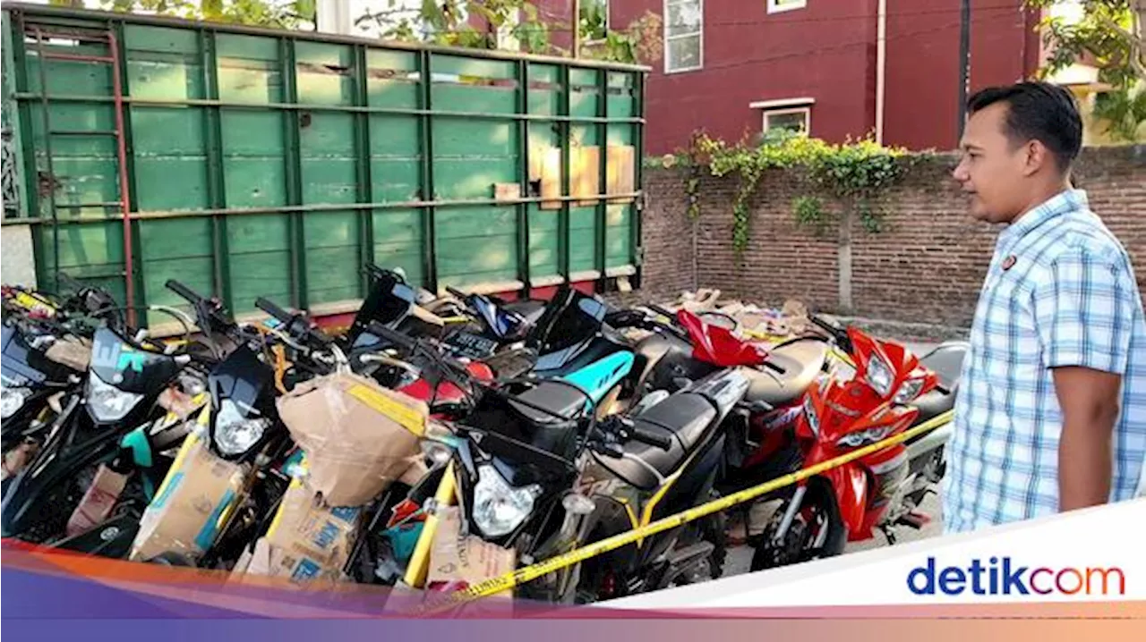 Penampakan 17 Motor Bodong Diangkut Truk yang Diamankan Polisi Pati