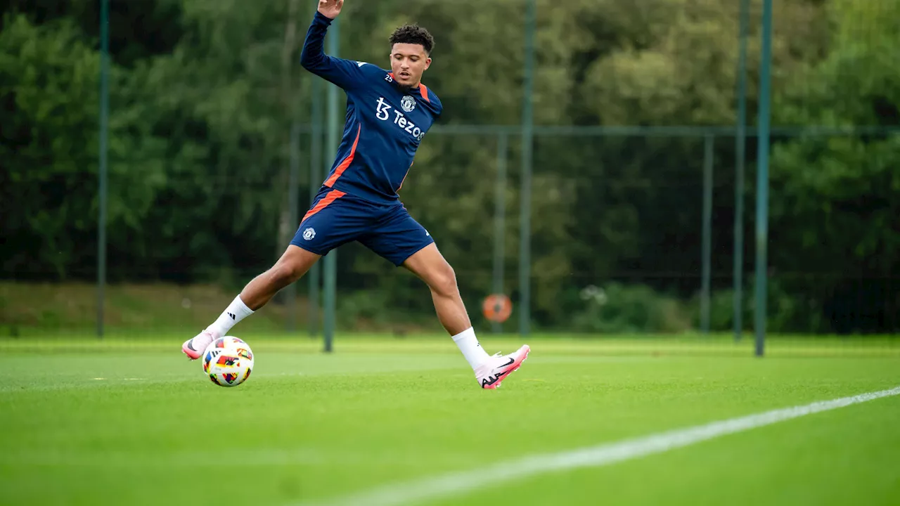 Jadon Sancho: Ex-BVB-Star zurück im Mannschaftstraining von Manchester United - überraschende Wende nach Degradierung