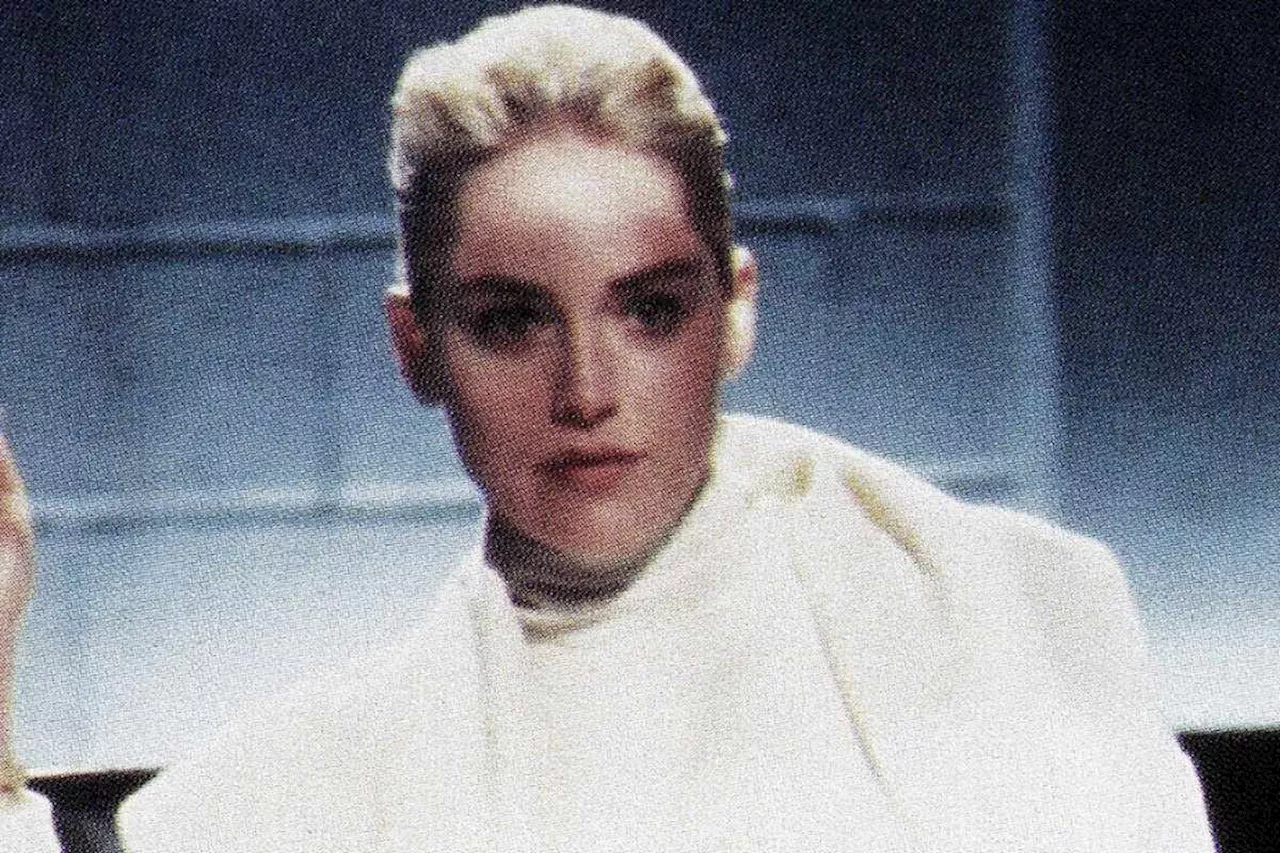 Sharon Stone pays tribute to iconic Basic Instinct scene with sexy lingerie photo: 'Basically yours'