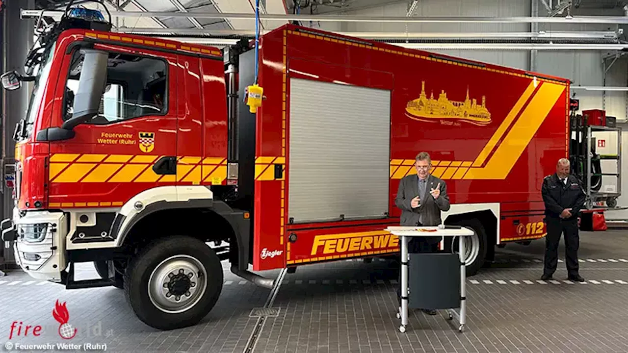 D: Feuerwehr Wetter (Ruhr) übernimmt neuen Gerätewagen-Logistik