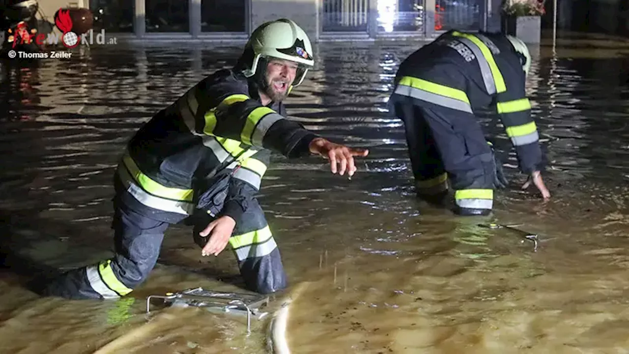 Stmk: Schweres Unwetter am 11. Juli 2024 fordert Feuerwehren im Murtal