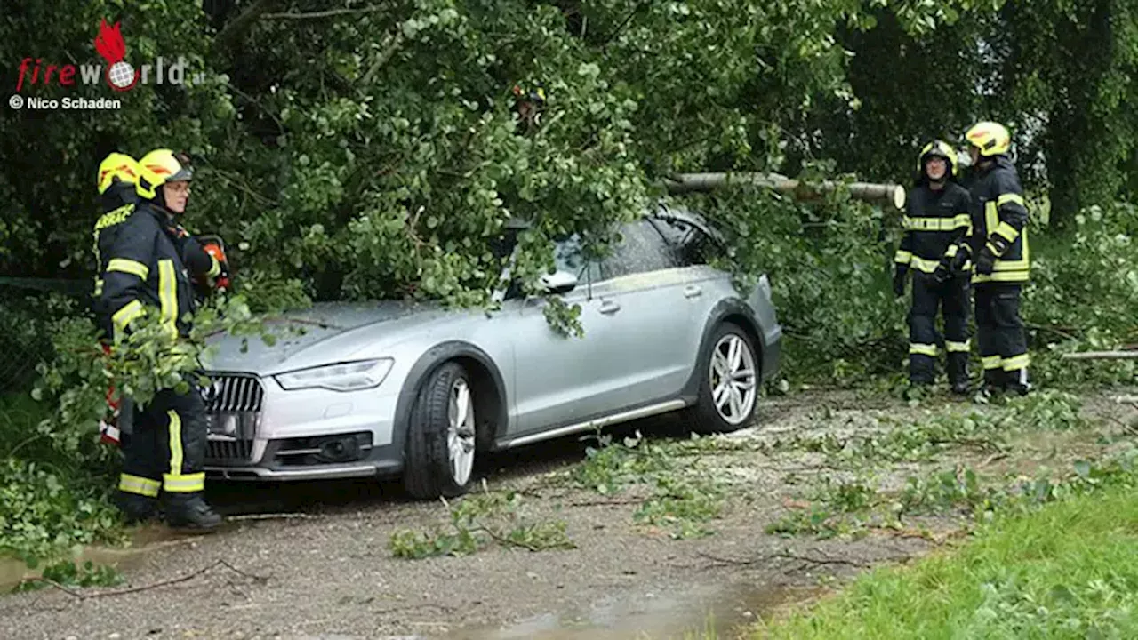 Stmk: Unwetter-Einsätze im Bereich Judenburg am 11. / 12. Juli 2024