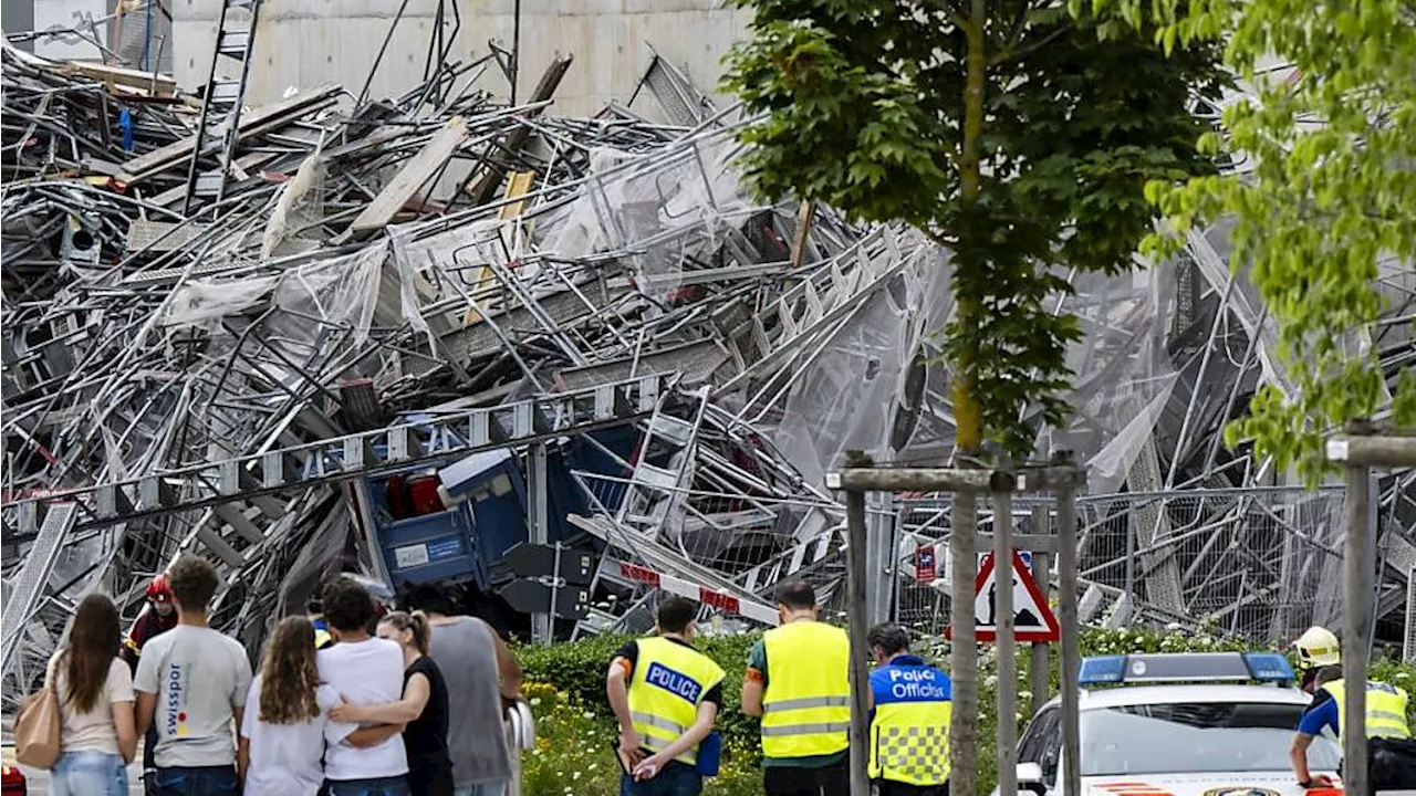 Zwei Todesopfer bei Einsturz von Baugerüst in Lausanne