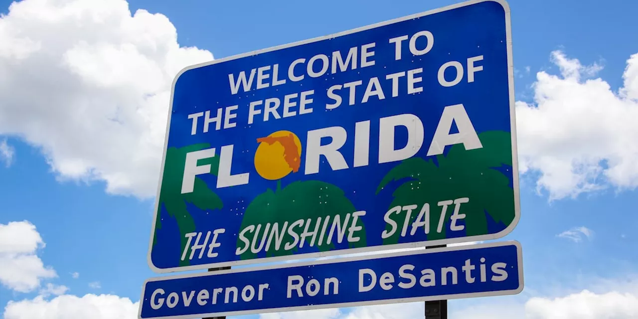 Florida’s welcome signs now say ‘Welcome to the Free State of Florida’