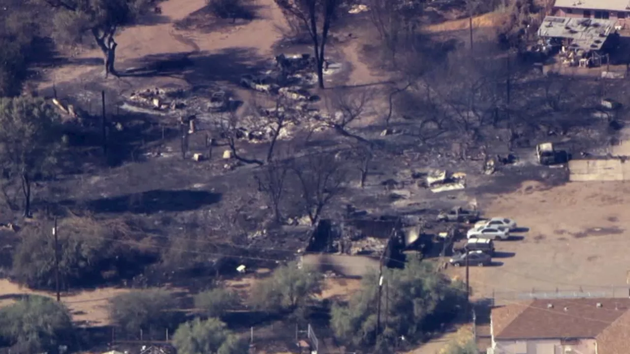 Watch Fire in San Carlos leaves dozens of homes completely leveled as community tries to rally