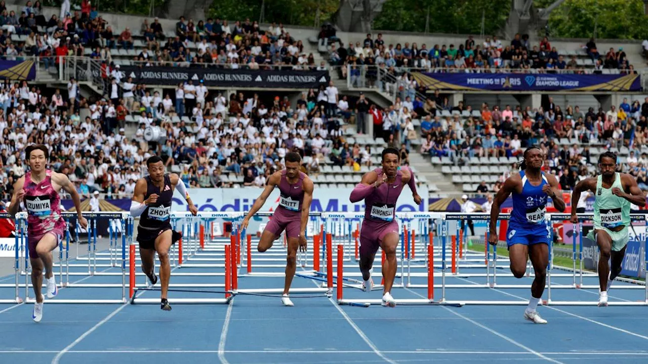 Diamond League a Montecarlo: Simonelli fa sul serio, secondo nei 110 hs in 13'08