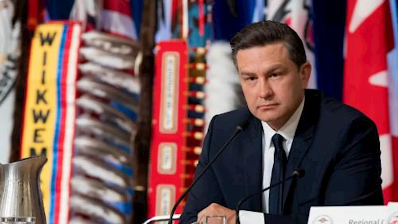 Indigenous group turns their backs on Poilievre during AFN speech