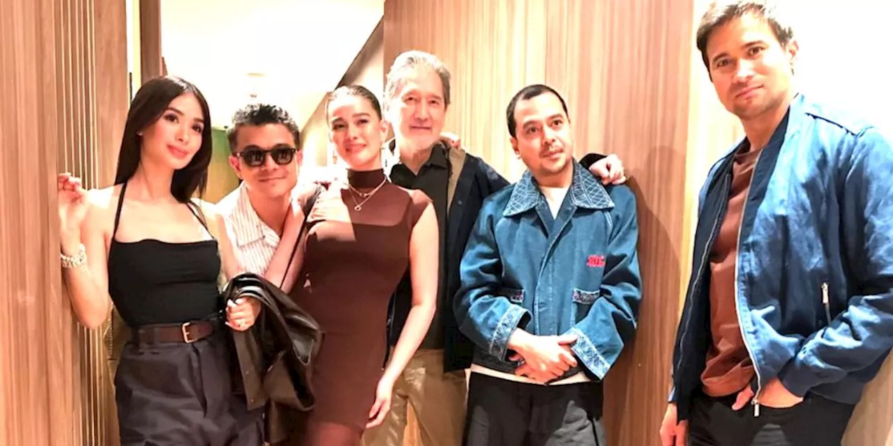 Heart Evangelista shares snaps from fun night with Bea Alonzo, John Lloyd Cruz, Jericho Rosales, Sam Milby and Mr. M