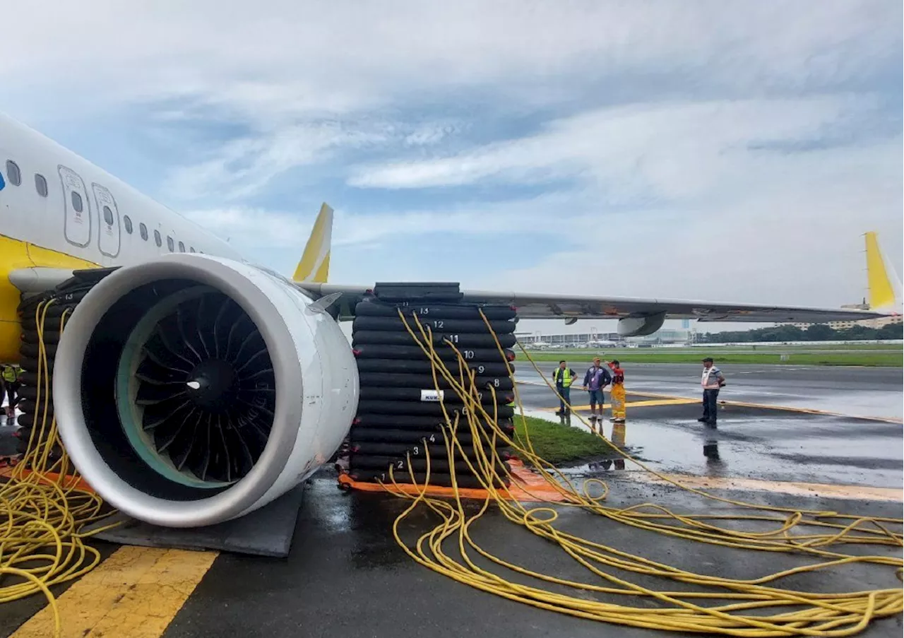 Plane swerves into grassy portion of NAIA; flight delays expected