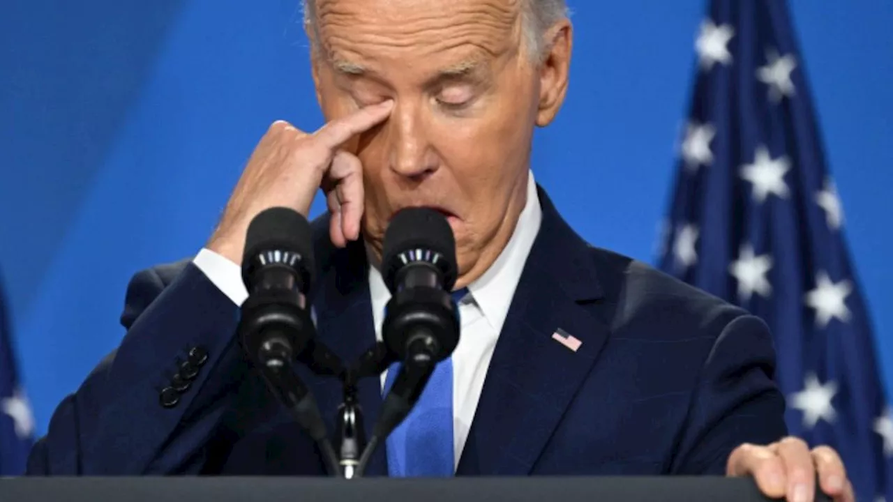 With a slip of the tongue, Biden calls Zelenskyy Putin and Harris Trump's vice president