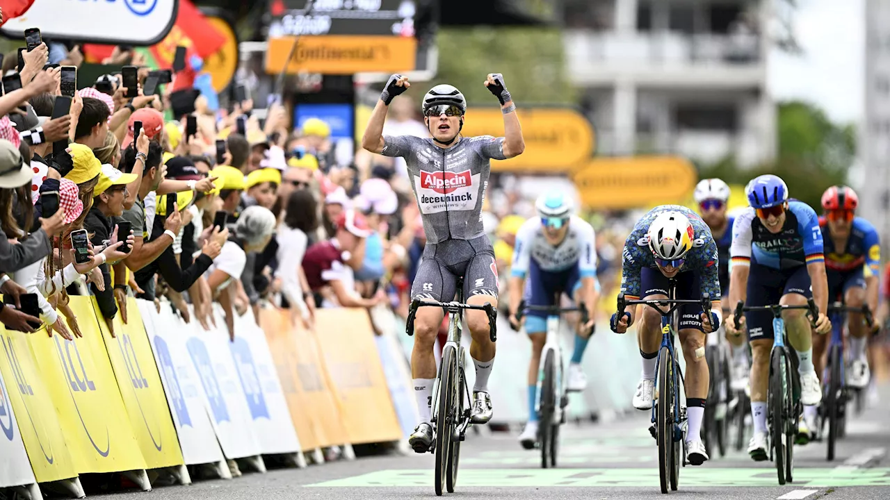 Belgier gewinnt Sprint-Etappe, Pogacar bleibt in Gelb