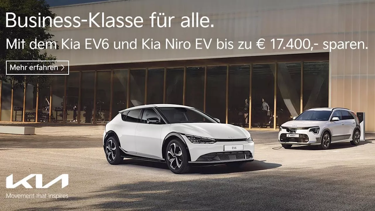 Business-Klasse für alle: E-Autos von Kia zum Top-Preis