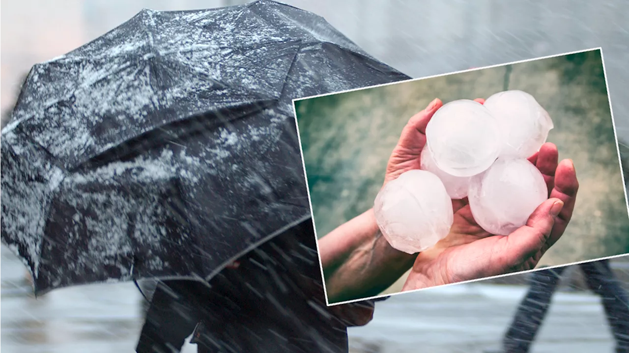 'Großer Hagel und schwere Sturmböen' im Anmarsch